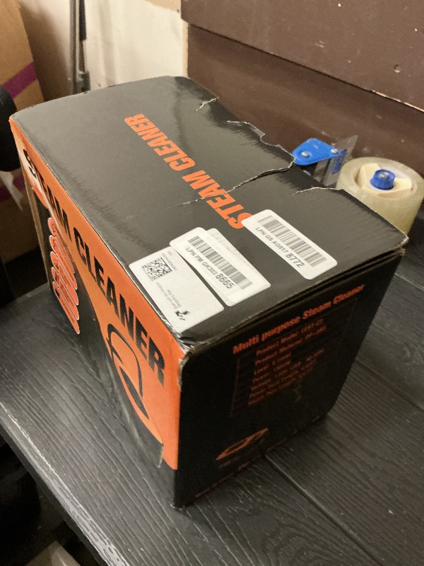 View 2 of WSRYYCC Portable Steam Cleaner, 1500W, 16 Accessories, Orange
