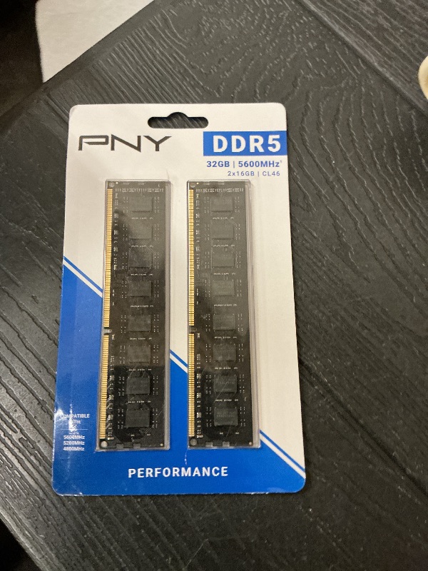 Photo 1 of PNY DDR5 32GB 5600MHz Desktop Memory Kit