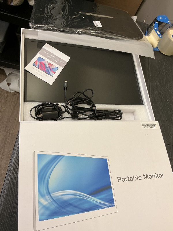 Photo 1 of EVICIV Portable Monitor 18.5” 120Hz, 125% sRGB FreeSync 1ms Gaming Monitor