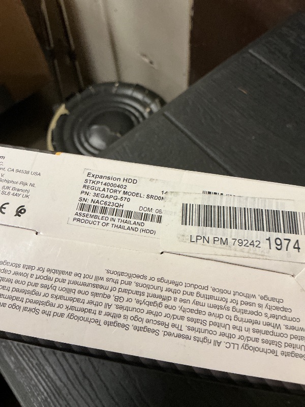 Photo 1 of Seagate Expansion 14TB External Hard Drive