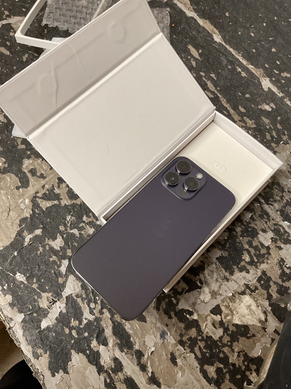Photo 1 of Apple iPhone 14 Pro Max, 128GB, Deep Purple - Unlocked