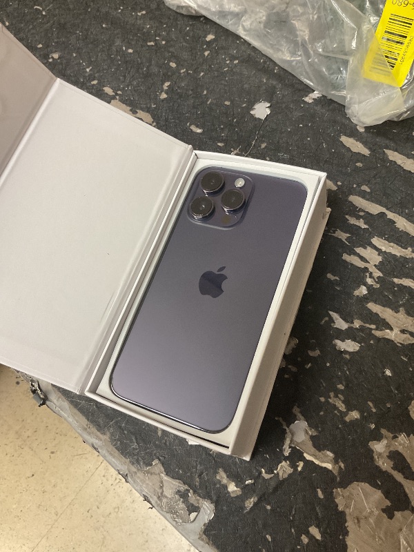 Photo 1 of Apple iPhone 14 Pro Max, 128GB, Deep Purple - Unlocked