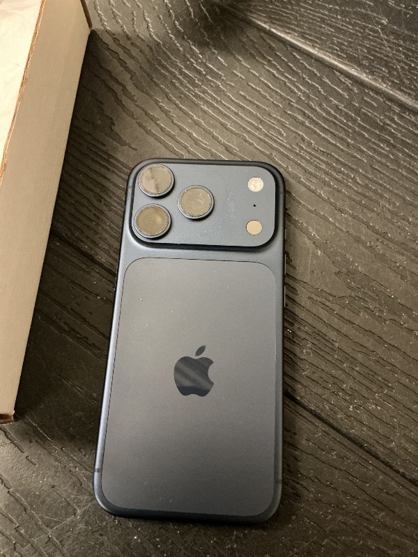 Photo 1 of Apple iPhone 17 Pro, 256GB, Deep Blue - Unlocked (Renewed)
