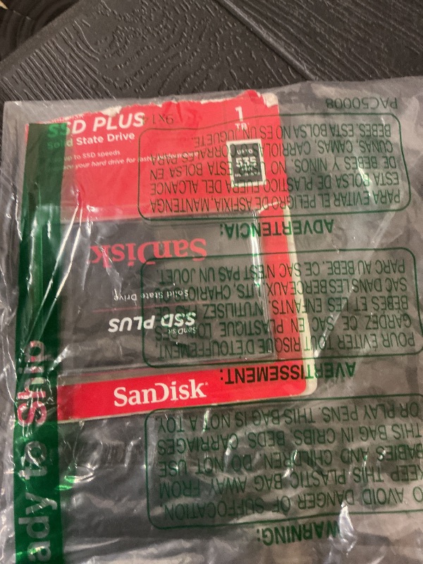 Photo 1 of SanDisk SSD Plus 1TB Internal SSD - SATA III 6 Gb/s