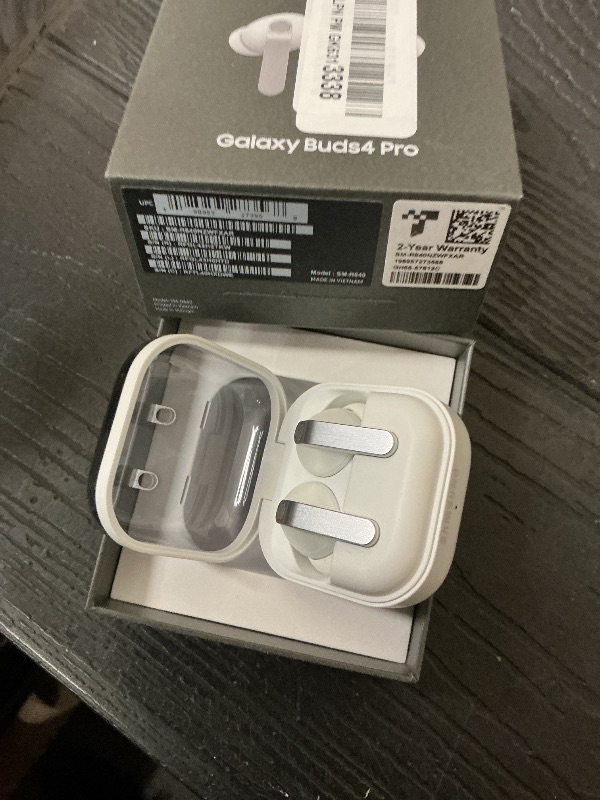 Photo 1 of Samsung Galaxy Buds 4 Pro (2026) AI True Wireless Bluetooth Earbuds, White