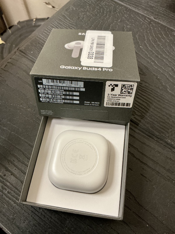 Photo 1 of Samsung Galaxy Buds 4 Pro (2026) AI True Wireless Bluetooth Earbuds, White