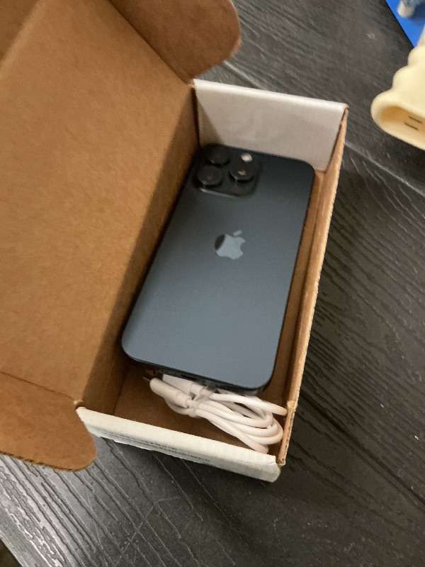 Photo 1 of Apple iPhone 15 Pro Max, 256GB, Blue Titanium (Renewed)