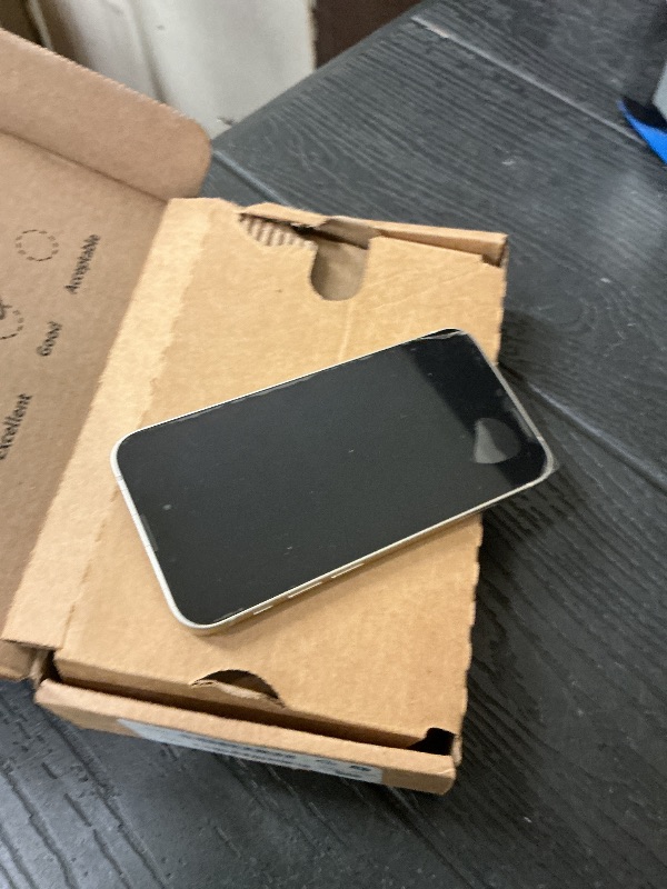 Photo 1 of Apple iPhone 13 Mini, 128GB, Starlight (Renewed)