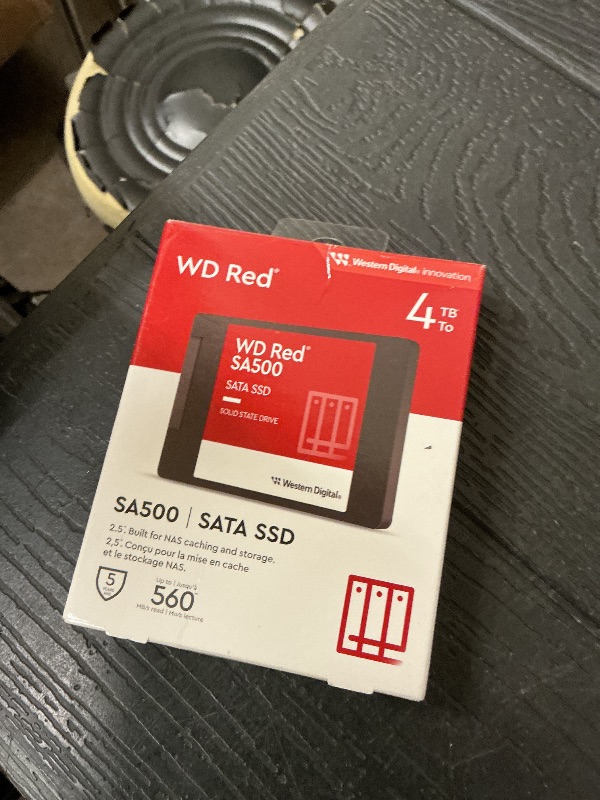 Photo 1 of Western Digital 4TB WD Red SA500 NAS SSD