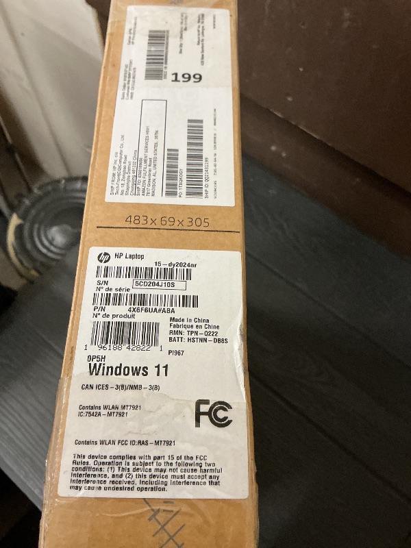 Photo 1 of HP 15.6 Inch Laptop, Intel Iris Xe Graphics, 11th Generation Intel Core Processor, 8 GB RAM, 256 GB SSD, Windows 11 Home (15-dy2024nr, Natural Silver)