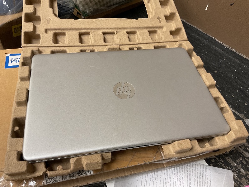 Photo 1 of LOCKED………………HP 15.6 Inch Laptop, Intel Iris Xe Graphics, 11th Generation Intel Core Processor, 8 GB RAM, 256 GB SSD, Windows 11 Home (15-dy2024nr, Natural Silver)