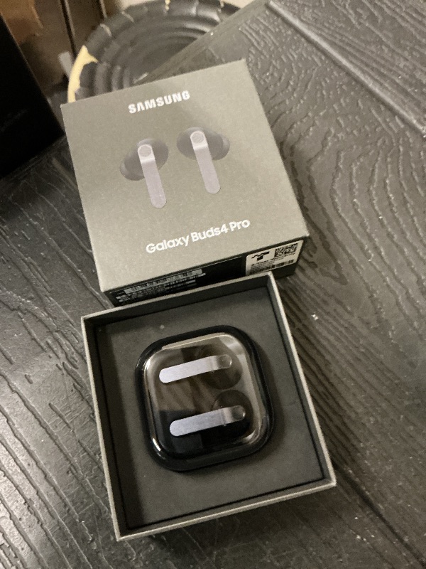 Photo 1 of Samsung Galaxy Buds4 Pro Wireless Earbuds, Black