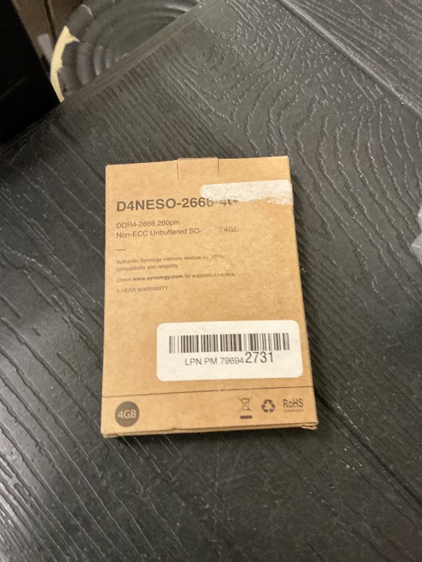 Photo 1 of Synology 4GB DDR4-2666 Non-ECC SO-DIMM RAM