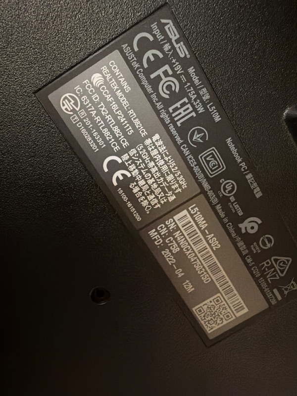 View 7 of ASUS Vivobook Go 15 L510 Laptop