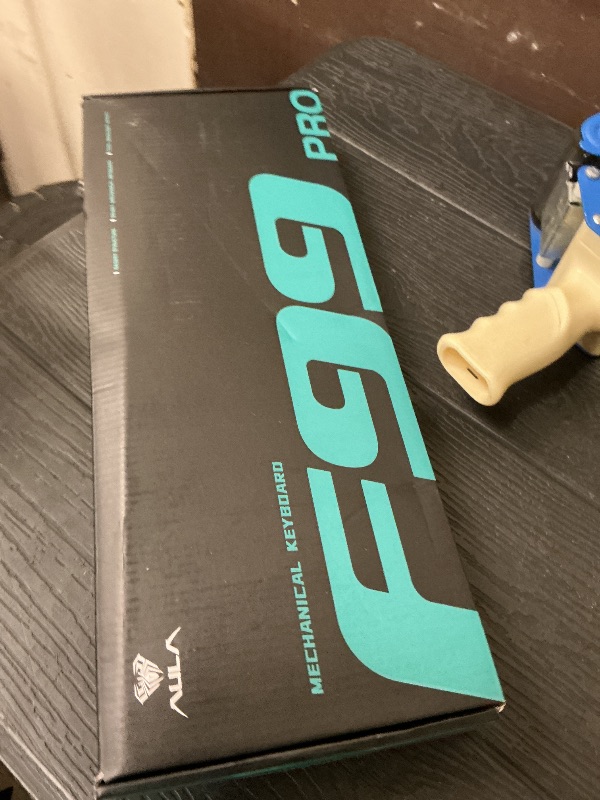 Photo 1 of AULA F99 Pro Wireless Mechanical Keyboard-Silent Version,BT5.0/2.4GHz/USB-C Hot Swappable Custom Keyboard,Gasket Structure,Pre-lubed Linear Switches RGB Backlit Computer Gaming Keyboards,White