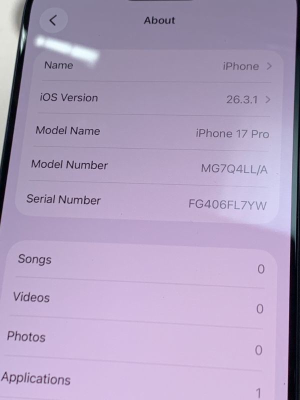 Photo 1 of Apple iPhone 17 Pro, 512GB, Deep Blue (Renewed Premium)