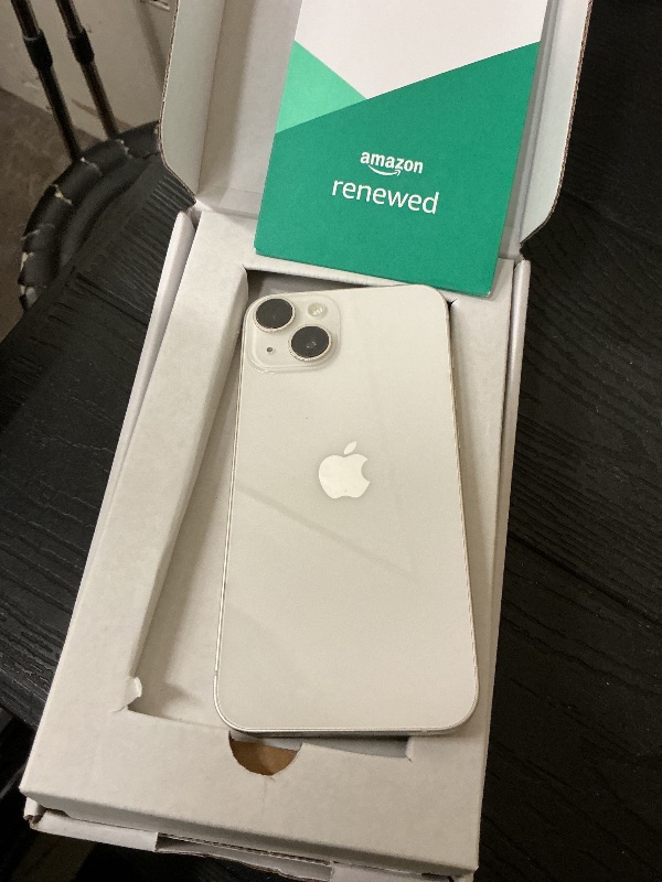 Photo 1 of Apple iPhone 14, 128GB, Starlight - Unlocked (Renewed Premium)