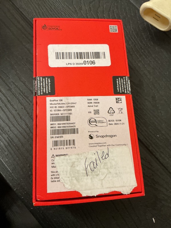 Photo 1 of OnePlus 13R 256GB Astral Trail Smartphone