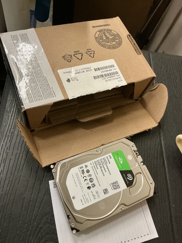 Photo 1 of Seagate 8TB BarraCuda Internal Hard Drive