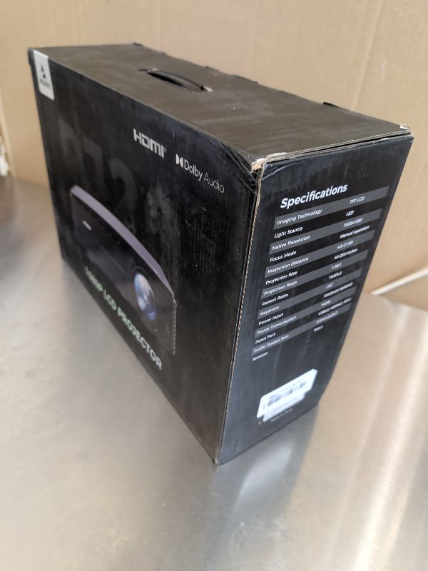 Photo 1 of NexiGo PJ20 Projector, Native 1080P, 500 ANSI Lumens