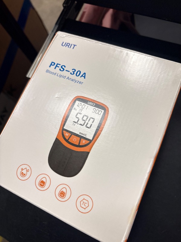 Photo 1 of Hunjoee Cholesterol Testing Kit, 5-in-1 Meter