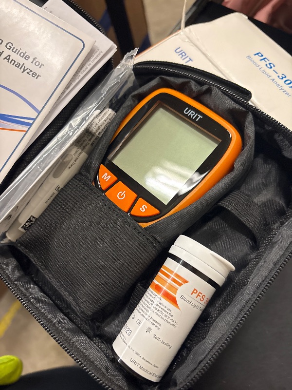 Photo 1 of Hunjoee Cholesterol Testing Kit, 5-in-1 Meter