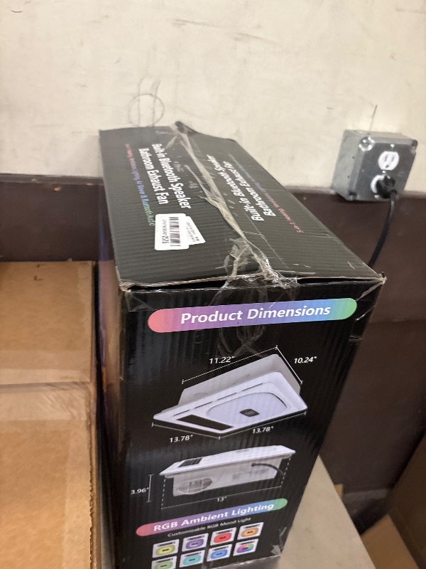 View 2 of ScaleBelly Bathroom Exhaust Fan with Heater, Speaker & Light