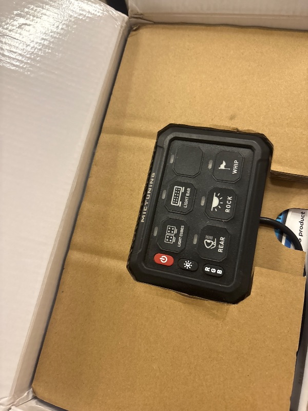 Photo 1 of MICTUNING RGB 6 Gang Switch Panel