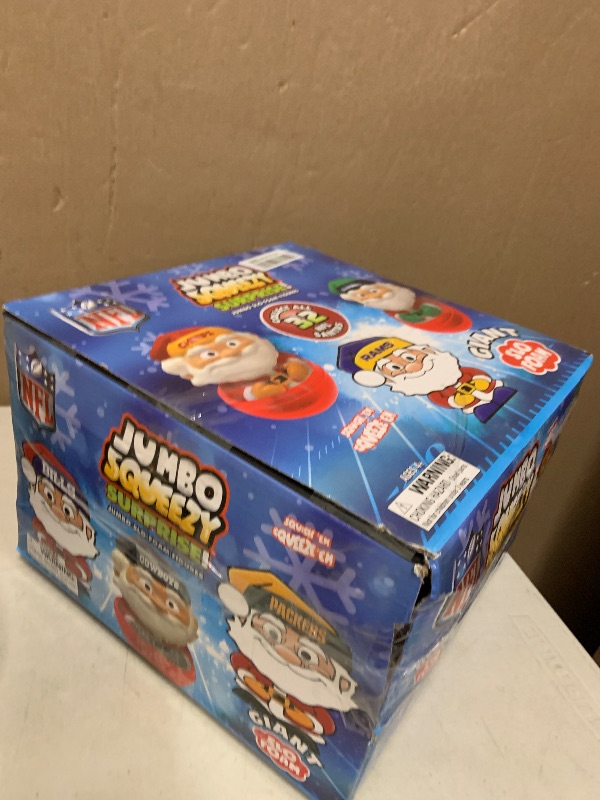 Photo 1 of Teenymates NFL Jumbo Santa Squeezy Surprise Capsules