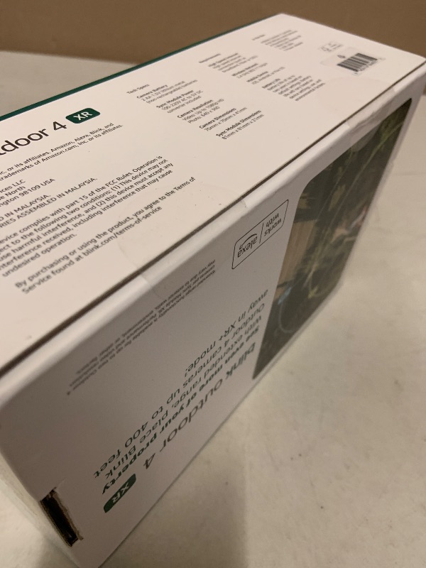Photo 1 of Blink Outdoor 4 XR – two-year battery wireless camera with 4x security coverage, 1000 ft open-air range or 400 ft with typical use — 4 camera system.