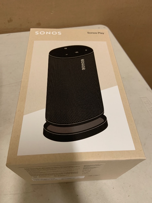 View 4 of Sonos Play Portable WiFi and Bluetooth Speaker - Black