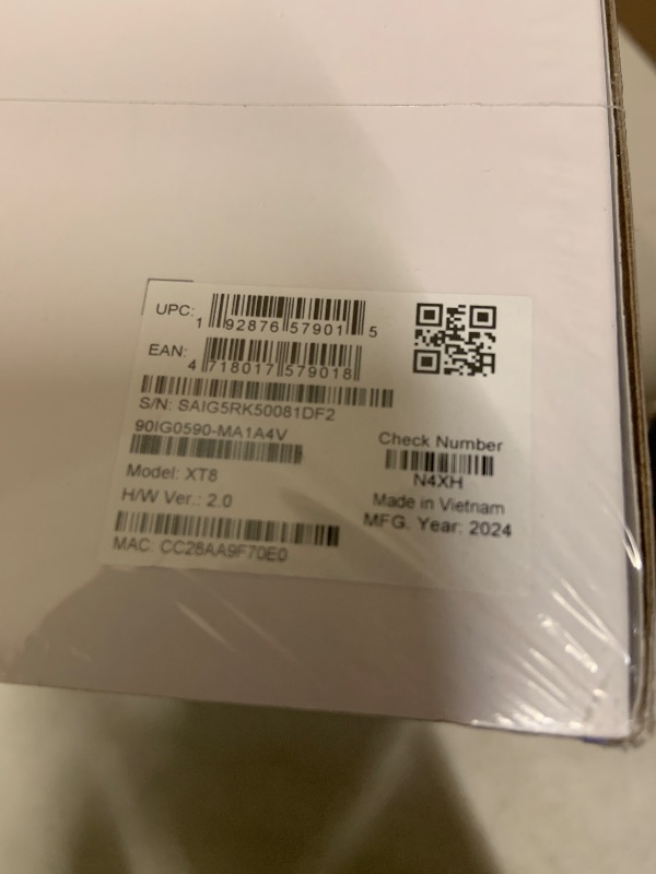Photo 1 of ASUS ZenWiFi AX6600 Tri-Band Mesh WiFi 6 System (2-Pack)