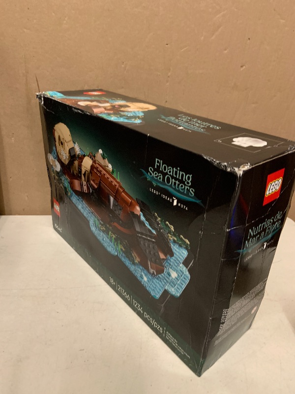 Photo 1 of LEGO Ideas Floating Sea Otters Building Sets for Adults - Room or Office Decor for Women & Men, Ages 18+ - Gift Ideas for Birthday - 21366