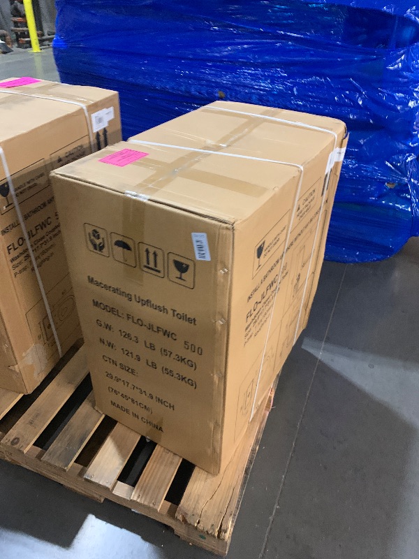 View 2 of ***FACTORY SEALED***
500MAX Upflush Macerating Toilet, Razor Sharp Grinder, 23ft Lift
