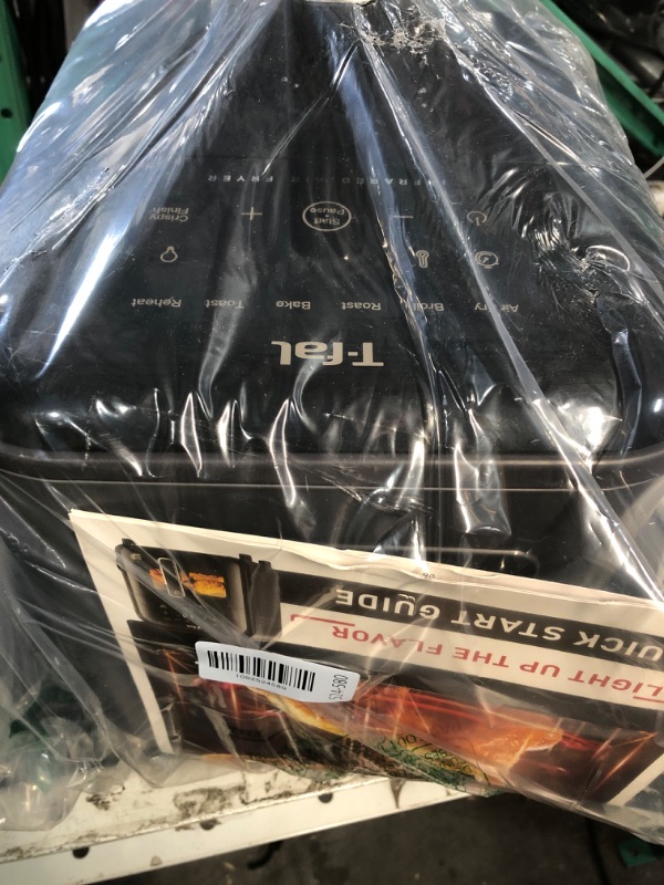View 2 of ***DAMAGED - SEE NOTES/PICTURES***DENTS**

T-fal Infrared Air Fryer, 2x Faster Than Traditional Heating*, Large Air Fryer Toaster Oven Combo, 6 Qt Digital Touch Screen, 7-in-1 Cooking Functions, No-Shake Technology, 1550W, Black,