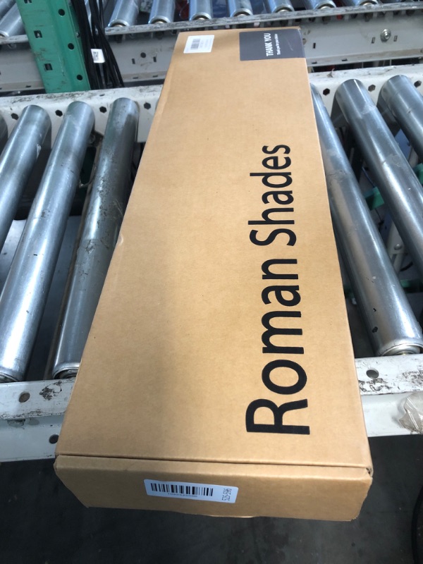 View 2 of ***FACTORY SEALED***Blackout Cordless Roman Shades for Indoor Windows, 430GSM Chenille Fabric