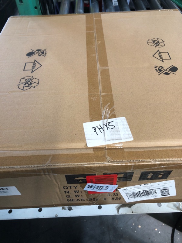 View 2 of ***FACTORY SEALED***VONLUCE 20" Boho Rattan Chandelier, 4-Light