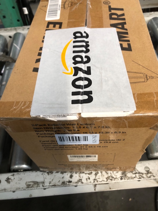 View 2 of ***FACTORY SEALED***EMART Plastic Outdoor Wall Light Fixtures, Porch Sconces(2 Pack, Black)