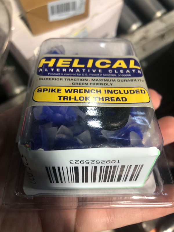 View 2 of ***STOCK PHOTO FOR REFERENCE ONLY***Softspikes Pulsar Fast Twist 3.0 Ultimate Cleat Kit, Blue/White – Includes 18 Spikes, Ripper Wrench, and Installation Tool - Also Fits Tri-Lok, Slim-Lok, and Tour Lock Cleat Systems