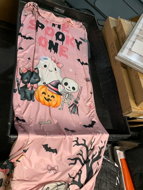 View 2 of ***STOCK PHOTO FOR REFERENCE ***Diartpaint 2.6X 6ft Spooky One Birthday Decoration Girl Arch Backdrop Cover