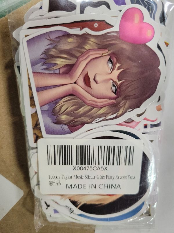 Photo 1 of 100pcs Taylor Swift Sticker for Adult, Singer Stickers for Teen Girl, Music Ablum Waterproof Vinyl Sticker for Water Bottle Laptop Phone Party Favors (TAY100)