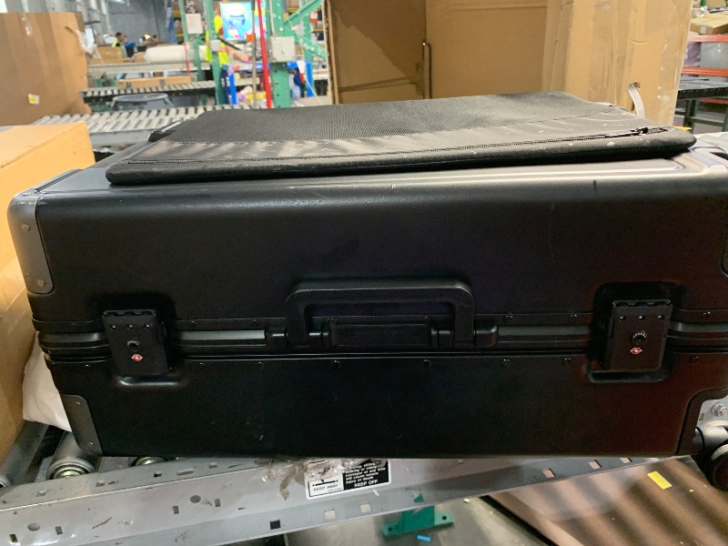 View 3 of *** MINOR SCUFFS AND WEAR FROM USE ***
LEVEL8 24" Checked Hardside Suitcase - Black