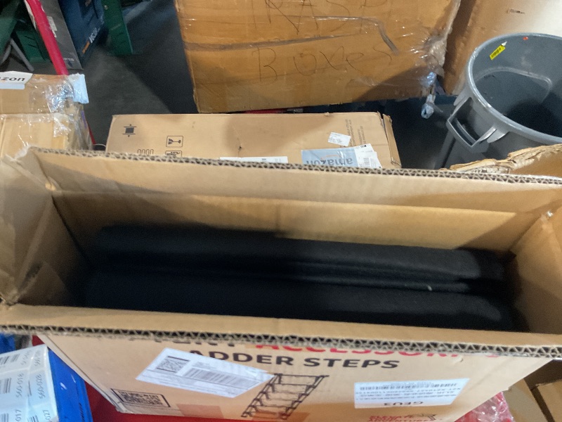 View 3 of ***LIKE NEW/OPEN BOX***
Universal Ladder Steps Attachment ONLY with Padded Acrylic Step Plates, Dog/Sensory/Kids Friendly, 6 Steps Suitable for 7.5Ft (2.3m) and 8.5Ft (2.6m) Telescopic Ladders - Roof Top Tent Accessories