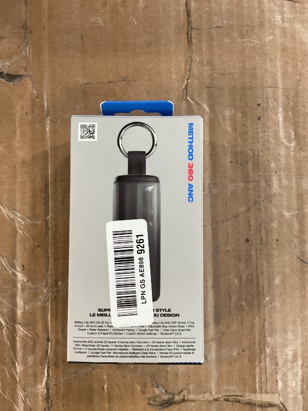 View 3 of ***FACTORY SEALED***Skullcandy Method 360 ANC Wireless Earbuds with Sound by Bose - True Black