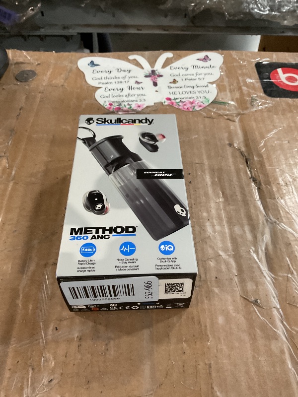 View 2 of ***FACTORY SEALED***Skullcandy Method 360 ANC Wireless Earbuds with Sound by Bose - True Black