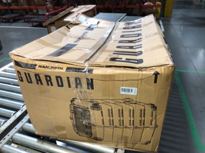 View 4 of ***DAMAGED - SEE NOTES/PICTURES***Mammoth Guardian Dog Kennel 36" Heavy Duty Travel & Outdoor Crate for Puppies, Small, Medium & Large Dogs, Secure 3 Bolt Lock, Adventure Ready for Hunting, Camping & Offroad – Desert Sand Tan