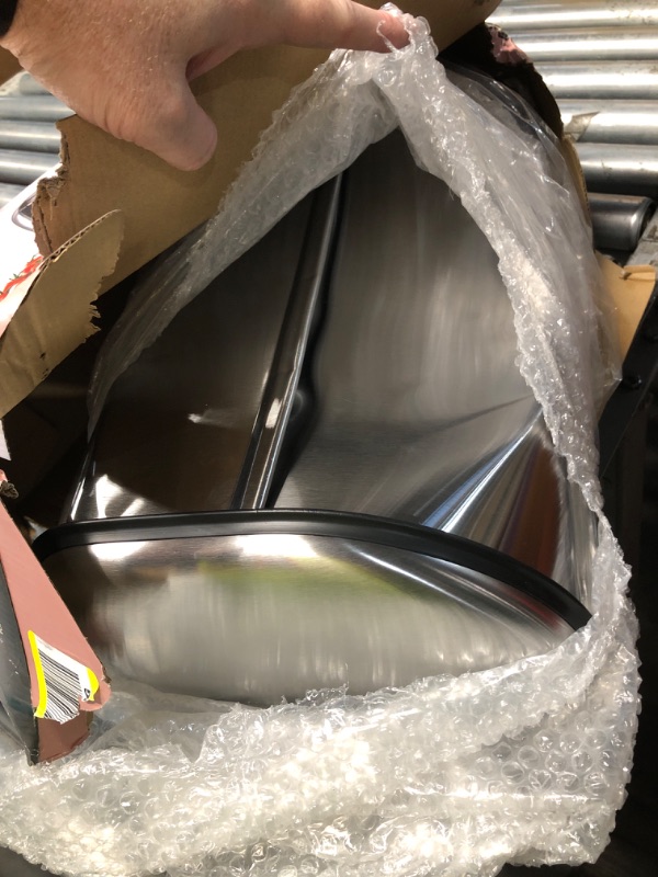 View 2 of ***DAMAGED - SEE NOTES/PICTURES*** Oggi Stainless Steel Extra Large Bread Box
