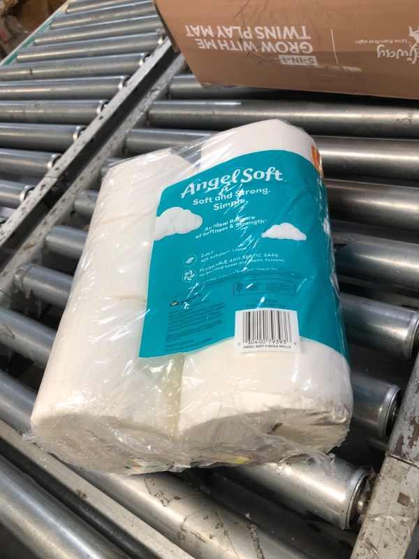 View 2 of ***DAMAGED - SEE NOTES/PICTURES*** 2-ply Mega Roll Toilet Paper Mega Roll