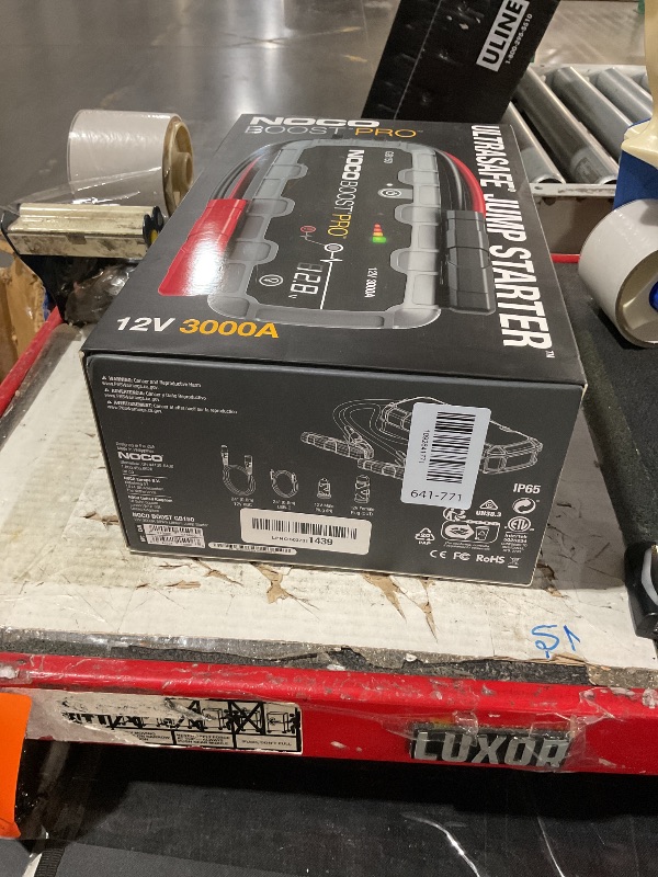 View 2 of NOCO Boost GB150: 3000A UltraSafe Jump Starter – 12V Lithium Battery Booster Pack, Portable Jump Box, Power Bank & Jumper Cables - for 9.0L Gas and 7.0L Diesel Engines