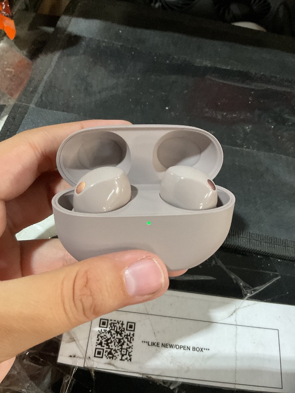 View 5 of Sony WF-1000XM5 Premium Noise Canceling Truly Wireless Earbuds, Smoky Pink